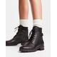 Barbour Daphne lace up ankle boots-Black