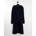 Tommy Hilfiger towelling robe in navy