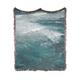 Ocean Waves Blanket, Beach House Gift, Sea Waves Throw, Landscape Throw Blanket, Ocean Lover Christmas Gift, Hygge Blanket