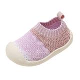 nsendm Male Shoes Little Girl Tennis Shoes Walking Shoes Non Slip First Walking Shoes Breathable Mesh Shoes 6 withe Shoes for Boys Pink 5.5