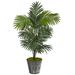 Nearly Natural 5ft. Kentia Artificial Palm Tree in Decorative Tin Bucket