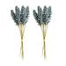 2 Bouquet of Dark Blue Artificial Plants Wheat Decoration Grain Flower Branch Realistic Simulate Flower Bouquets Photography Pro