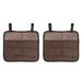 Uxcell Chair Arm Rest Hanging Pouch Magazine Waterproof Storage Bag Brown 2 Pack