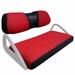 10L0L Golf Cart Seat Covers for Club Car Precedent Yamaha Front or Rear Seat L - Red with Black