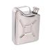 1pc Portable Stainless Steel Wine Box Pot Thicken Oil Container Wine Bottle for Outdoor (Silver)