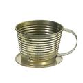 Maison Concepts Metal Teacup Planter (Antique Finish) (4.75L X 3.55W X 3.55H)