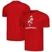 Men's adidas Red Louisville Cardinals Fadeaway Basketball Pregame AEROREADY T-Shirt