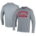 Men's Under Armour Gray Boston University Lacrosse Performance Long Sleeve T-Shirt