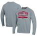 Men's Under Armour Gray Boston University Golf All Day Fleece Pullover Sweatshirt