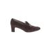Saks Fifth Avenue Heels: Brown Shoes - Women's Size 8 1/2