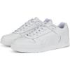 Sneaker PUMA "RBD GAME LOW", Gr. 42, weiß (puma weiß, puma weiß, puma team gold), Leder, Synthetik, sportlich, Schuhe