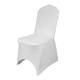 Trimming Shop Chair Covers Wedding 100PCS White Chair Covers Polyester Spandex Stretch Washable Removable Slipcovers 220GSM Fabric Chair Covers for Wedding Birthday Banquet Dining Party Celebration