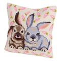 Collection d'Art Cross Stitch Cushion Kit: Flopsy & Mopsy