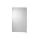 Croydex Finchley Stainless Steel Bathroom Mirror Cabinet, 2 Adjustable Shelves, Soft Close Hinges, All Fixtures and Fittings Included, Easy to Install Pre-Assembled Bathroom Wall Cabinet, 67x40x12cm,