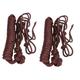 Amosfun 2pcs Horse Neck Rope Draft Horse Halter Rope Halter Knot Halter Bridle Horse Training Rope Nylon Horse Halters Horse Rope Head Cover Rope Horse Supplies to Weave Rope