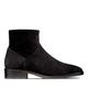 Clarks Pure Rosa Womens Ankle Boots Black Suede 8 UK