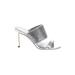 Enzo Angiolini Mule/Clog: Silver Shoes - Women's Size 6