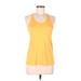 Nike Active Tank Top: Yellow Activewear - Women's Size Medium