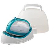 Exclusive Platinum Series Panasonic Cordless 360 degrees Freestyle NI-QL1000G Steam Iron Package Stainless Steel in Green/Blue/White | Wayfair