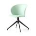 Connubia Tuka Armless Chair w/ 360 Swivel Base Aluminum in Black | 30.75 H x 22.25 W x 23.25 D in | Wayfair CB212702001508L0000000B