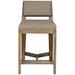 Vanguard Furniture Thom Filicia Solid Wood 26.5" Counter Stool Wood/Upholstered in Gray | 36 H x 19 W x 21.75 D in | Wayfair