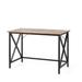 DormCo Suprima® Darkwood Farmhouse Desk Wood/Metal in Black/Brown/Gray | 29.53 H x 43.31 W x 23.62 D in | Wayfair S1S-22ZCD-HT-DESK
