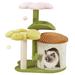 Tucker Murphy Pet™ 29.5" H Dinneen Cat Tree Manufactured Wood in Brown/Green | 29.5 H x 17.3 W x 22.8 D in | Wayfair