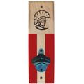 Red Tampa Spartans 3.5" x 11.5" Wall Mounted Bottle Opener