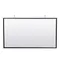 Écran de projecteur Portable pour Home cinéma en plein air HD blanc pliable Anti-pli (60 pouces)
