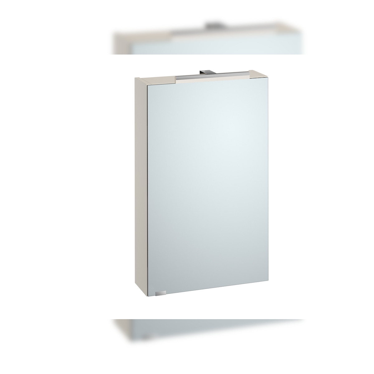 Erst-Holz Spiegelschrank Hängeschrank mit Licht und Steckdose 3 Farbvarianten Eiche Dekor taupe grau V-90.59-S Image