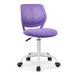 Costway Ergonomic Children Study Chair with Adjustable Height-Purple