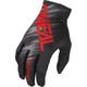 Oneal Matrix Voltage schwarz/rote Motocross Handschuhe, schwarz-rot, Größe S