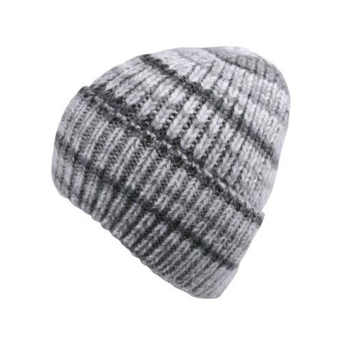 Beanie CAPELLI NEW YORK grau (grey combo) Damen Mützen mit lebendigen Streifenmustern