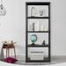 Black 5-Tier Heavy Duty Shelving Unit Bookcase Garage Kitchen Storage Shelf - 28 L x 15 W x 67 H (inches)