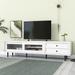 TV Stand, Slanted Drawers Media Console for TVs Up to 75", Modern TV Cabinet with Ample Storage Space