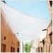 ctslt size order to make 9 x 11 x 14.2 white right triangle sun shade sail canopy mesh fabric uv block - heavy duty - 190 gsm - 3 years warranty (we make size)