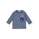 SALT AND PEPPER Baby-Jungen Boys L/S YDStripes Pocket T-Shirt, Ink Blue, Normal