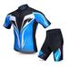 Lixada Men s Cycling Jersey Set Breathable Quick-Dry Short Sleeve Biking Shirt with Padded Shorts MTB Bike Cycling Clothing Set
