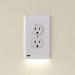 5 Pack - Guidelight 2 [For Duplex Outlets] - Replaces Plug-In Night Light - Electrical Receptacle Plate With Night Lights - Auto On/Off - (Duplex White)