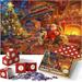 Advent Calendar 2023 Christmas Jigsaw Puzzles - Christmas Dogs 1008 Pieces Christmas Puzzles for Kids and Adults 24 Boxes Advent Calendars Countdown to Christmas Toys Gift Puzzle