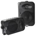 4â€� 2-Way Indoor/Outdoor Speaker System - 1/2â€� High Compliance Polymer Tweeter (Black)