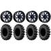 Fuel Runner 24 Wheels Blue 45 MotoSlayer Tires Can-Am Maverick X3 / Honda Pioneer 1000 / Talon