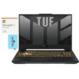 ASUS TUF Gaming F15 Gaming Laptop (Intel i5-13500H 12-Core 15.6in 144 Hz Full HD (1920x1080) GeForce RTX 4050 16GB RAM Win 11 Pro) with Microsoft 365 Personal Dockztorm Hub