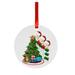 wendunide christmas decorations home decor 2020 New Christmas Tree Decoration Lighted Pendant Faceless Old Man Pendant