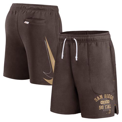 Nike San Diego Padres Statement Ballspiel-Shorts für Herren in Braun