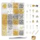 2418Pcs Earring Making Supplies Kit with Earring Hooks Earring Findings Earring Backs Earring Post Jump Rings Chains Earring Making Supplies kit Hypoallergenic