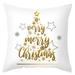 Yubnlvae Christmas Throw Pillow Covers Christmas Decorations Christmas Cushion Cover Merry Christmas Decorations for Home Cristmas Ornaments Gift Pillowcase Christmas Throw Pillows