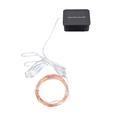 NUOLUX 1.2V 10M/33Ft 100 LEDs Waterproof Solar Fairy String Lights Copper Wire Ambiance Lighting for Indoor and Outdoor Garden Patio Lawn Path Xmas Wedding Party Decor