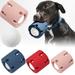 opvise Dog Chew Toy Interactive Tennis Tumble Puzzle Toy Pet Puppy Teeth Cleaning Molar Toy Pet Training Ball Pink