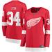 Women's Fanatics Branded Alex Lyon Red Detroit Wings Home Breakaway Player Jersey